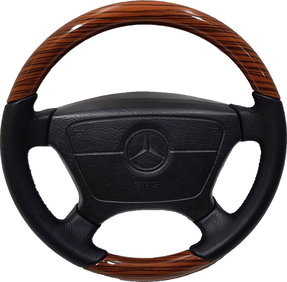 Mercedes wooden steering wheel