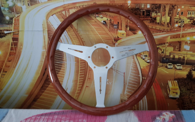 Wooden steering wheel