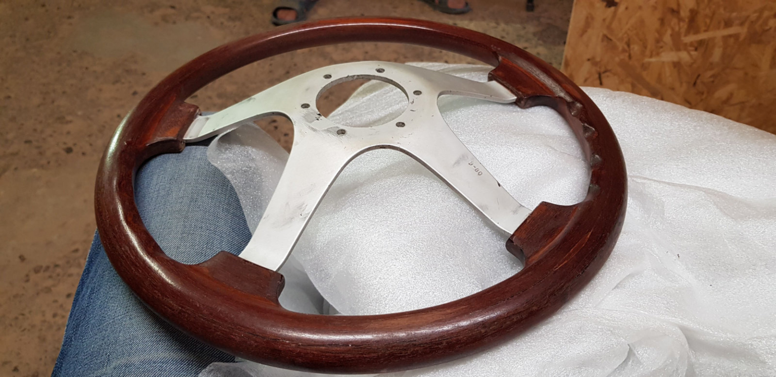 Steering wheel restoration before/after gallery, Lithuania, Ukmergė